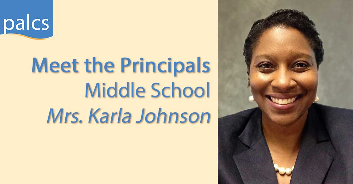 Meet the Principals, Middle School, Mrs. Karla Johnson